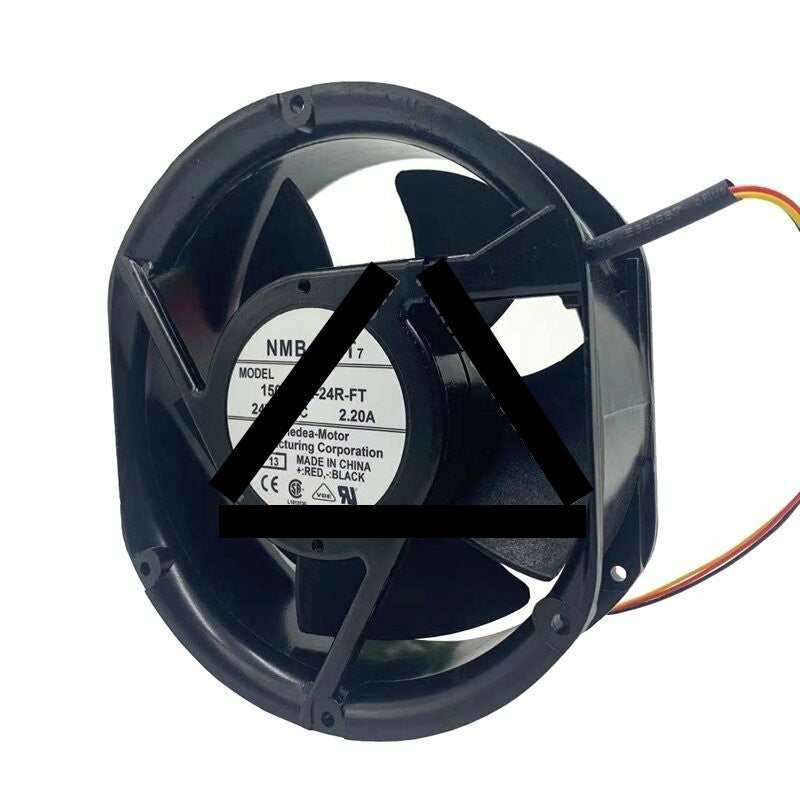 NMB-MAT 15050VA-24R-FT DC 24V 2.20A 3 Wires Axial Cooling Fan