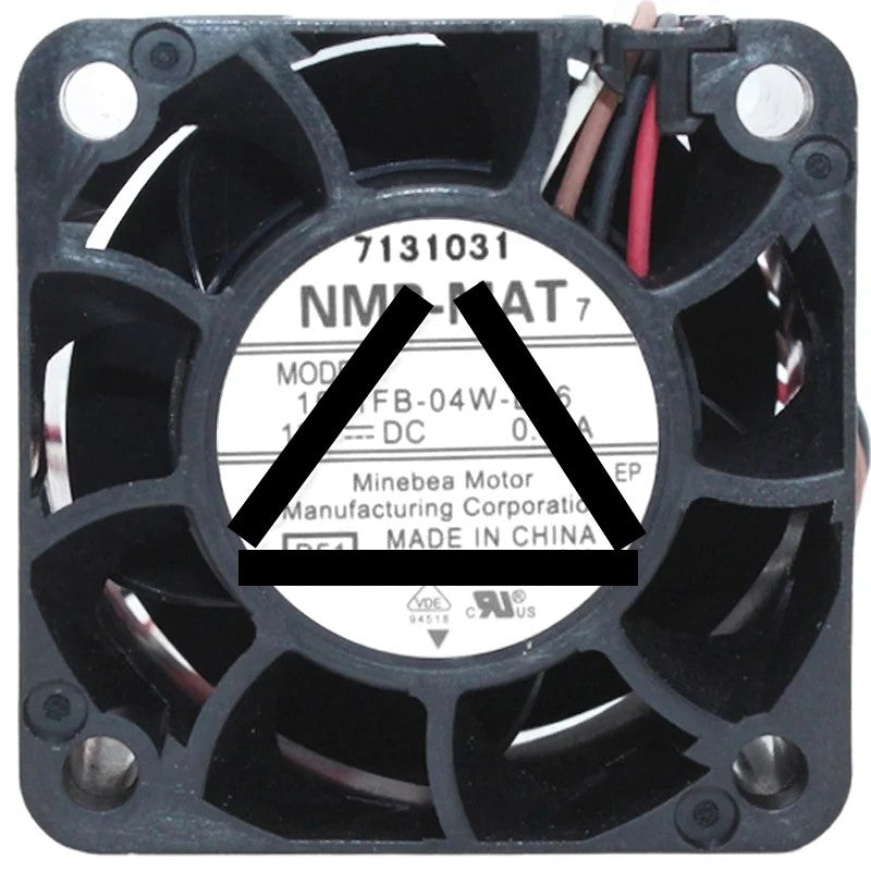 NMB-MAT 1511FB-04W-B66 DC 12V 0.60A 4 Wires Axial Cooling Fan