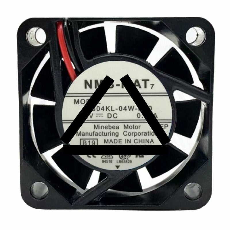 NMB-MAT 1604KL-04W-B30 DC 12V 0.09A 2 Wires Axial Cooling Fan