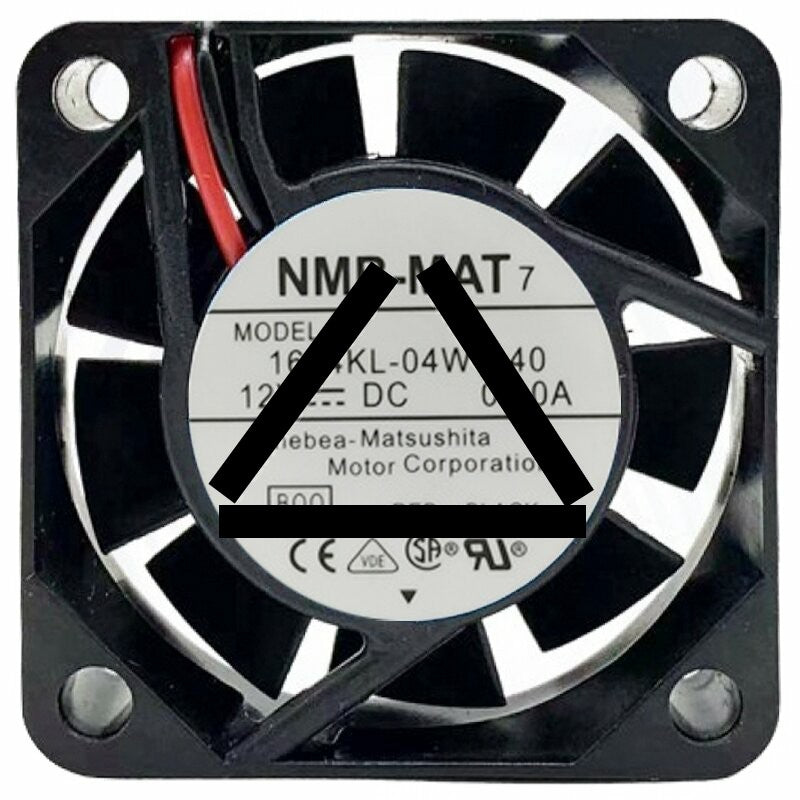 NMB-MAT 1604KL-04W-B40 DC 12V 0.10A 2 Wires 4010 Axial Cooling Fan