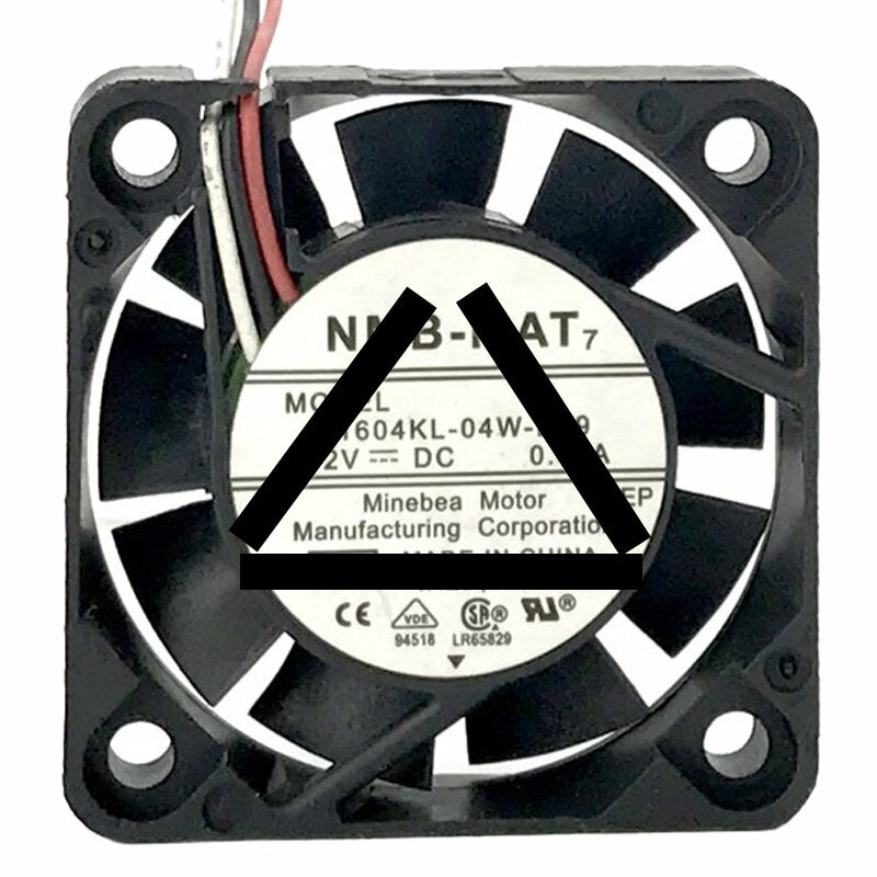 NMB-MAT 1604KL-04W-B49 DC 12V 0.10A 4010 Axial Cooling Fan