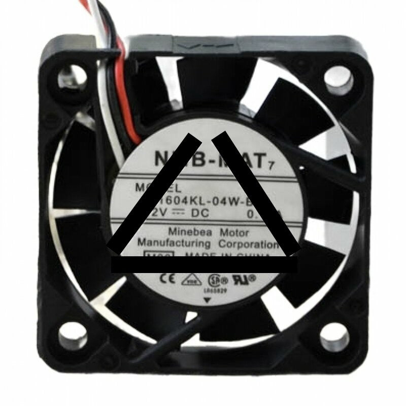 NMB-MAT 1604KL-04W-B59 DC 12V 0.10A 2 Wires / 3 Wires Axial Cooling Fan