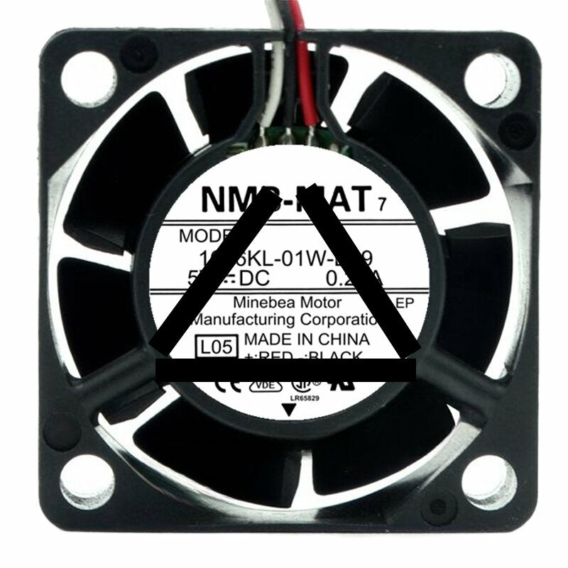 NMB-MAT 1606KL-01W-B49 DC 5V 0.21A 2 Wires / 3 Wires Axial Cooling Fan