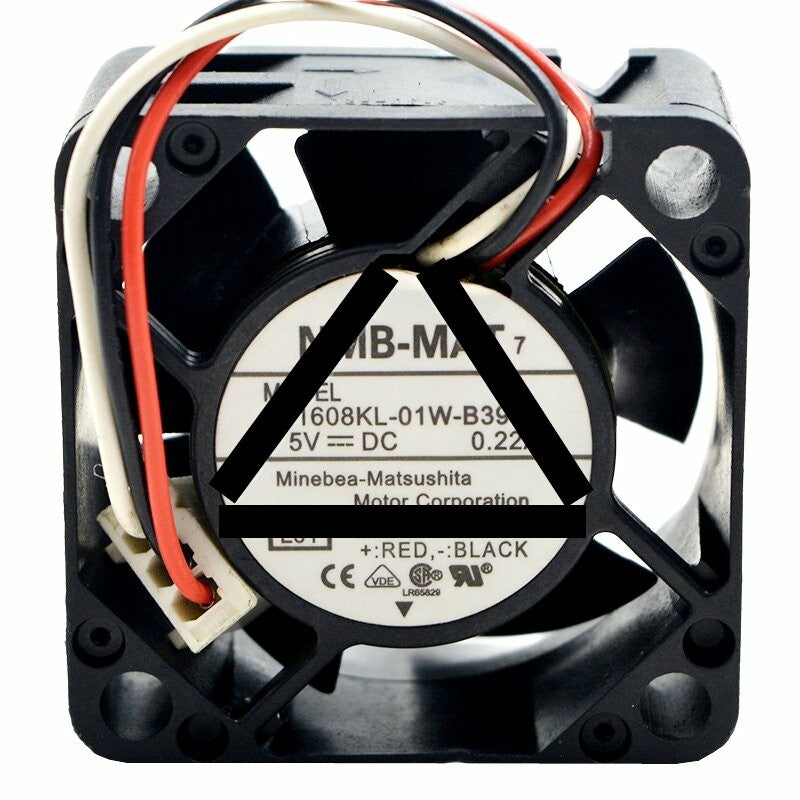 NMB-MAT 1608KL-01W-B39 DC 5V 0.22A 4020 Axial Cooling Fan