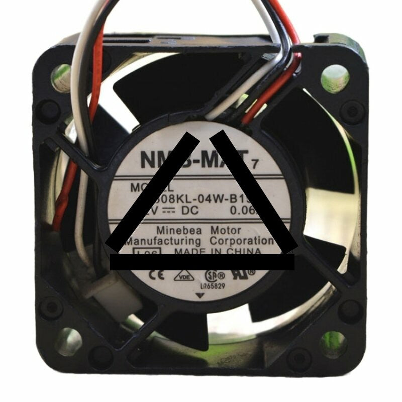 NMB-MAT 1608KL-04W-B19 DC 12V 0.06A 3 Wires Axial Cooling Fan
