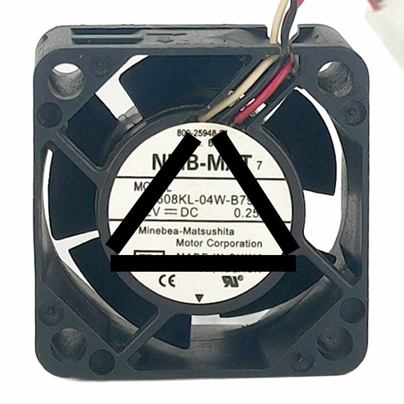 NMB-MAT 1608KL-04W-B79 DC 12V 0.25A 4020 Axial Cooling Fan