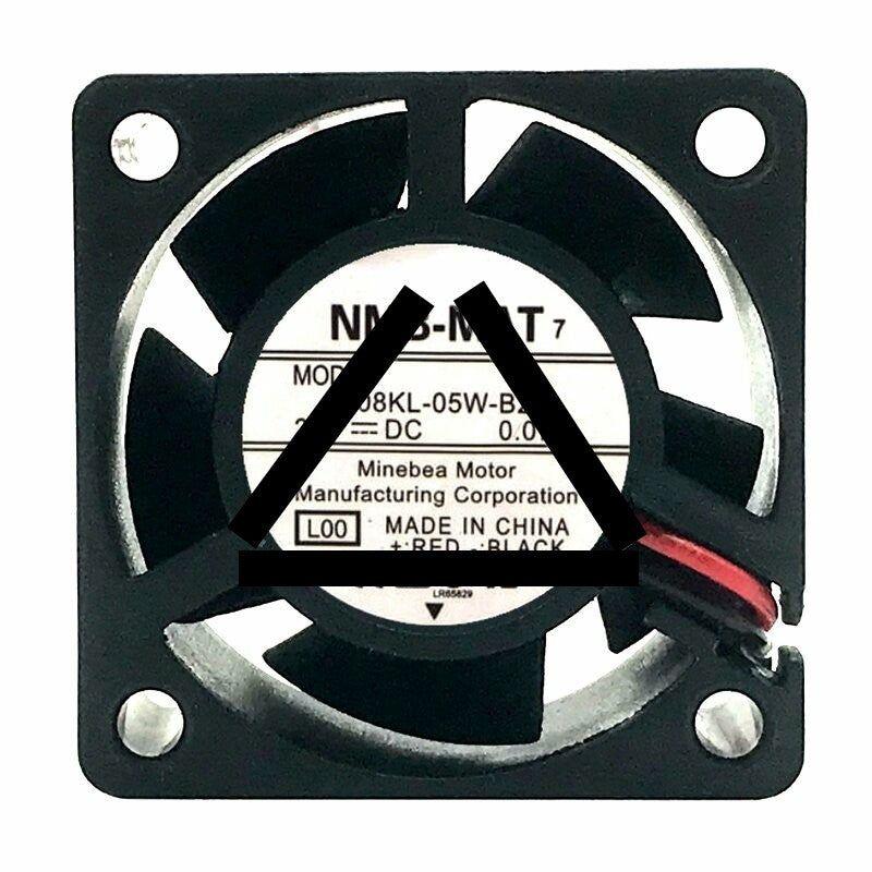 NMB-MAT 1608KL-05W-B20 DC 24V 0.07A 2 Wires Axial Cooling Fan