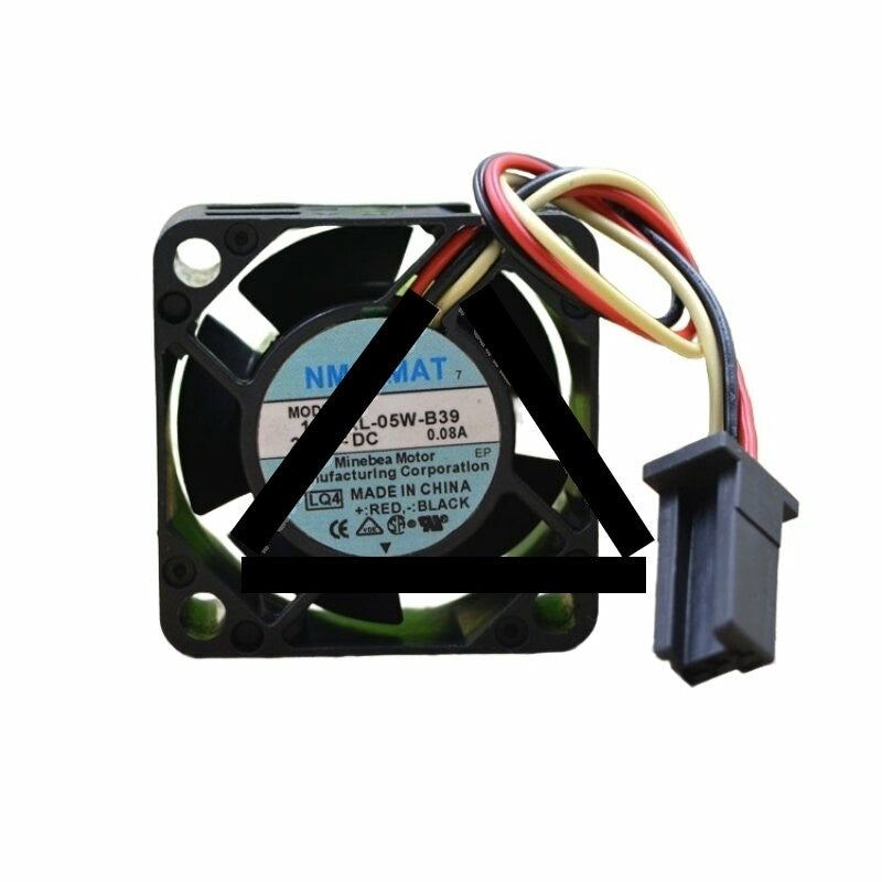NMB-MAT 1608KL-05W-B39 DC 24V 0.08A 3 Wires Axial Cooling Fan