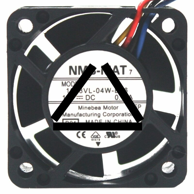 NMB-MAT 1608VL-04W-B46 DC 12V 0.11A 4 Wires Axial Cooling Fan