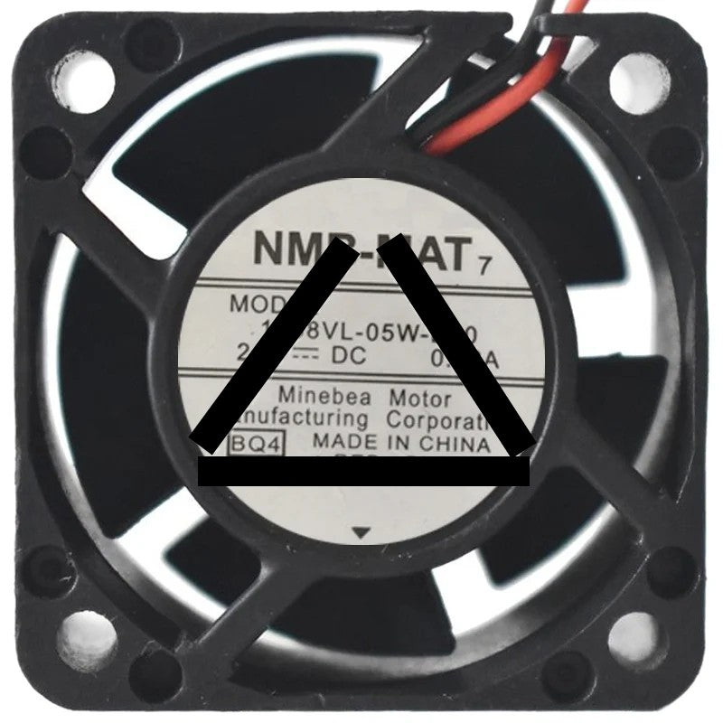 NMB-MAT 1608VL-05W-B30 24V 0.08A 2 Wires Axial Cooling Fan