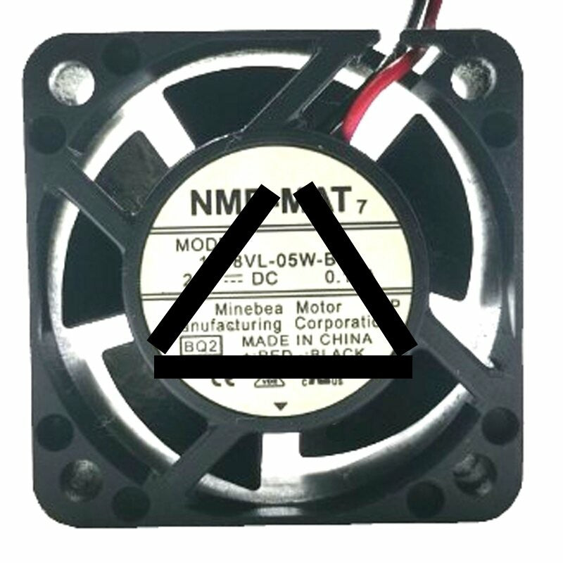 NMB-MAT 1608VL-05W-B60 DC 24V 0.13A 2 Wires Axial Cooling Fan