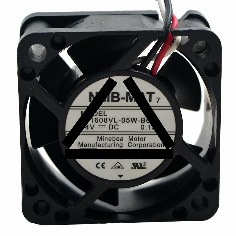 NMB-MAT 1608VL-05W-B69 A90L-0001-0566#A DC 24V 0.13A 4020 Axial Cooling Fan