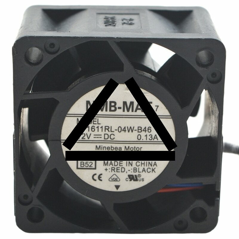 NMB-MAT 1611RL-04W-B46 DC 12V 0.13A 4 Wires Axial Cooling Fan