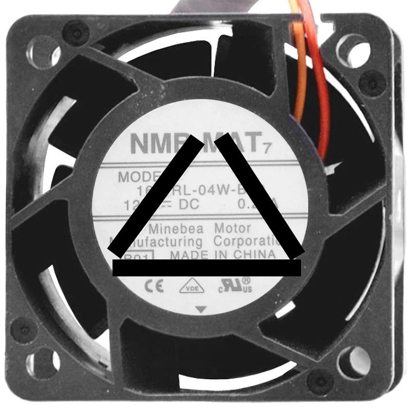 NMB-MAT 1611RL-04W-B50 DC 12V 0.22A 2 Wires Axial Cooling Fan