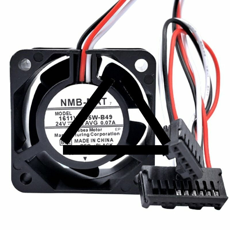NMB-MAT 1611VL-05W-B49 A90L-0001-0580#B DC 24V 0.07A 4028 Axial Cooling Fan