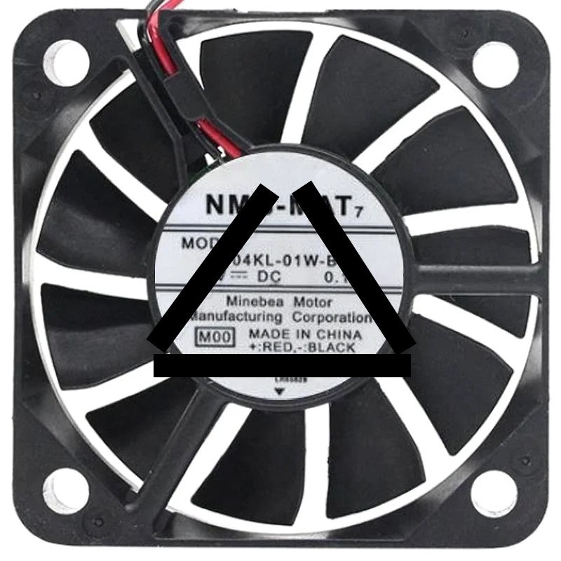 NMB-MAT 2004KL-01W-B30 DC 5V 0.14A 2 Wires Axial Cooling Fan