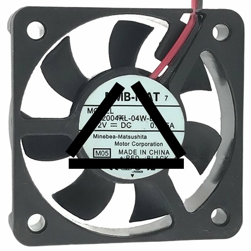 NMB-MAT 2004KL-04W-B39 DC 12V 0.065A 2 Wires 5010 Axial Cooling Fan