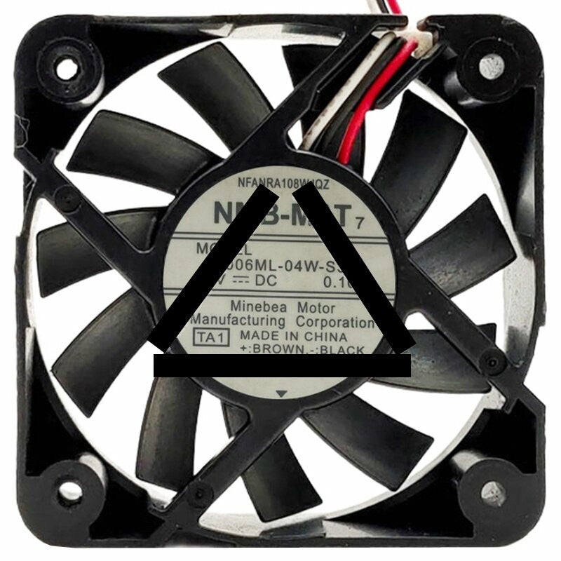 NMB-MAT 2006ML-04W-S39 DC 12V 0.10A 3 Wires Axial Cooling Fan