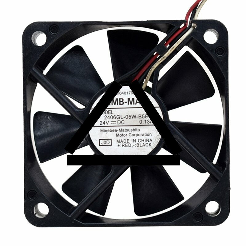 NMB-MAT 2406GL-05W-B59 DC 24V 0.13A 6015 Axial Cooling Fan