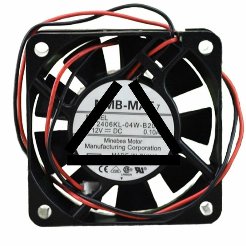 NMB-MAT 2406KL-04W-B20 DC 12V 0.10A 2 Wires / 3 Wires Axial Cooling Fan