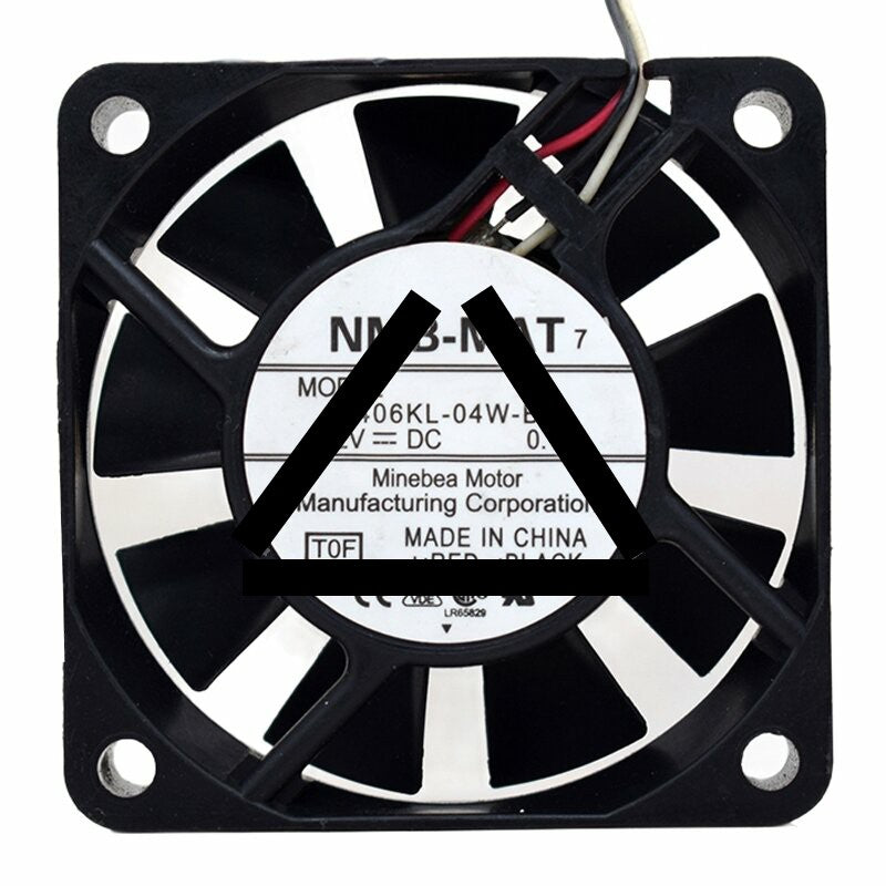 NMB-MAT 2406KL-04W-B29 DC 12V 0.10A 6015 Axial Cooling Fan