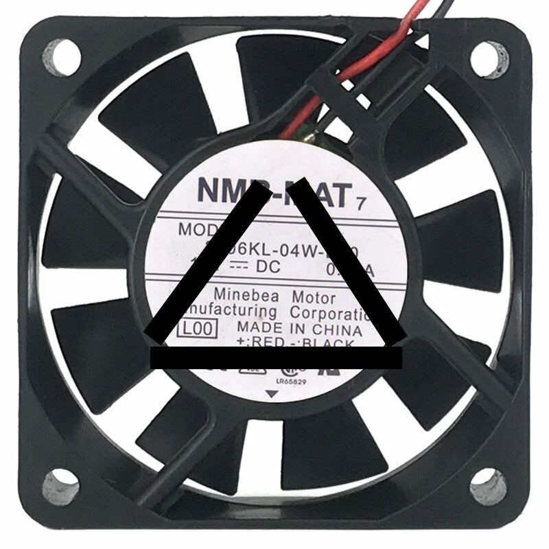 NMB-MAT 2406KL-04W-B30 DC 12V 0.12A 2 Wires 6015 Axial Cooling Fan