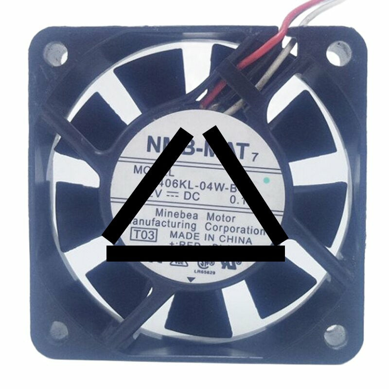 NMB-MAT 2406KL-04W-B49 DC 12V 0.17A 6015 Axial Cooling Fan
