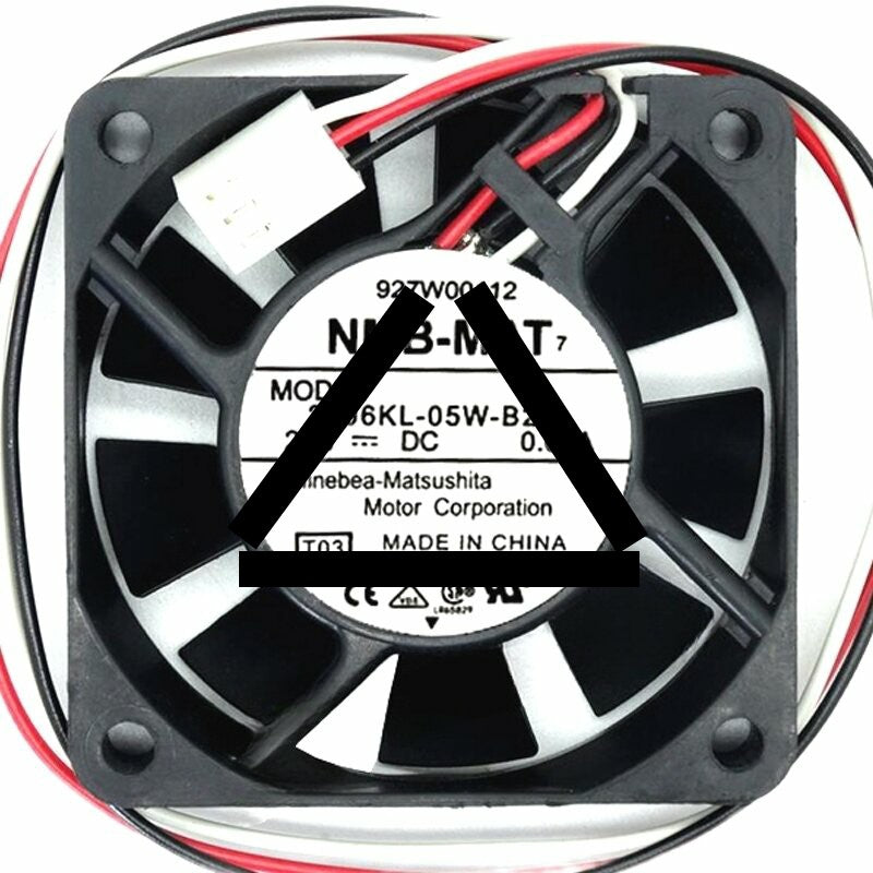 NMB-MAT 2406KL-05W-B29 DC 24V 0.08A 3 Wires Axial Cooling Fan
