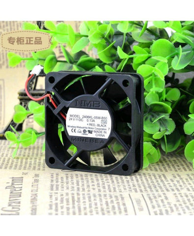 Original NMB-MAT 2406KL-05W-B50 DC 24V 0.13A 60*60*15mm Fan