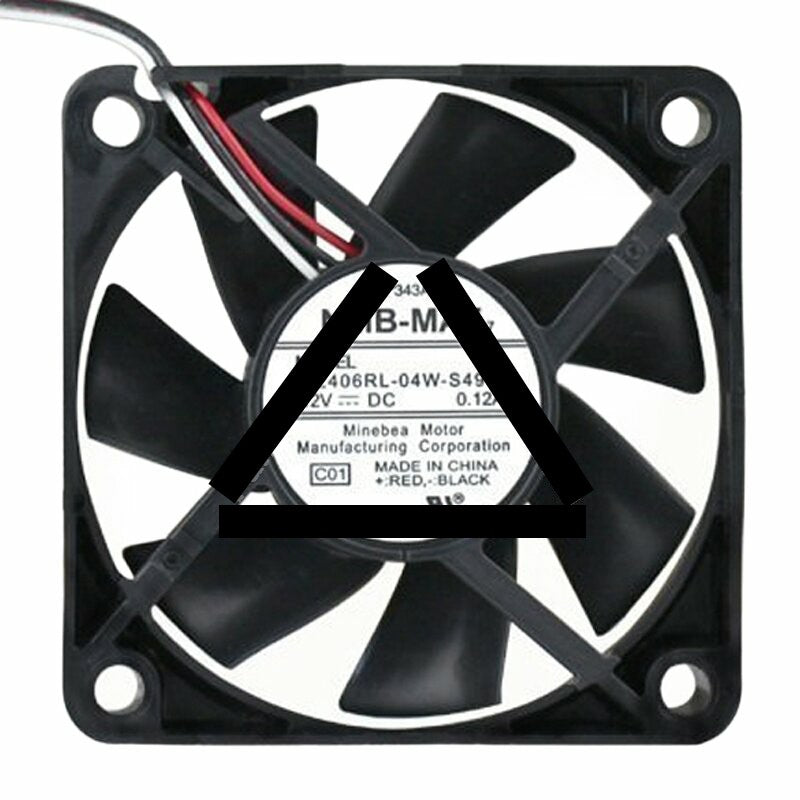 NMB-MAT 2406RL-04W-S49 DC 12V 0.12A 6015 Axial Cooling Fan