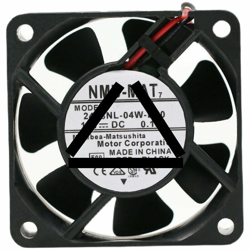 NMB-MAT 2408NL-04W-B40 DC 12V 0.12A 6020 Axial Cooling Fan