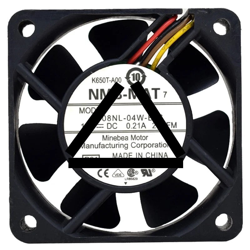 NMB-MAT 2408NL-04W-B66 12V 0.21A 2 / 3 Wires Cooling Fan