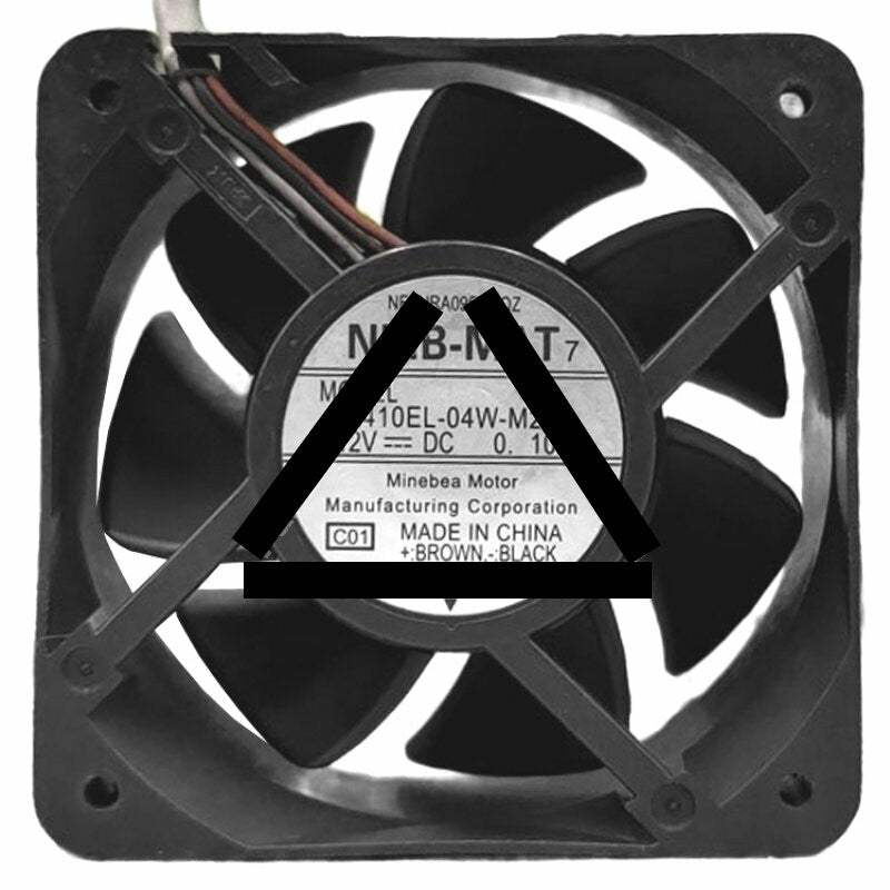 NMB-MAT 2410EL-04W-M29 DC 12V 0.10A 3 Wires Axial Cooling Fan
