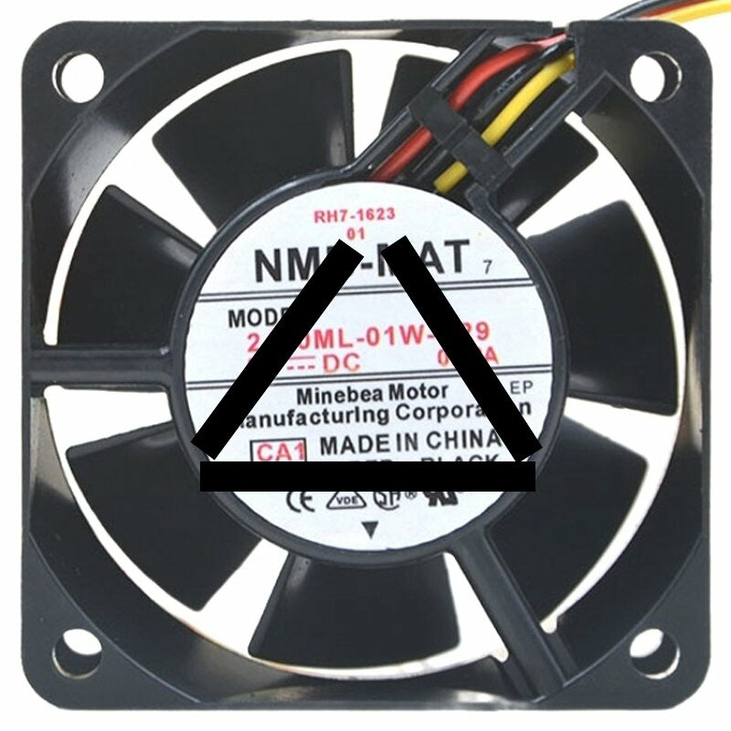 NMB-MAT 2410ML-01W-B29 DC 5V 0.22A 2 Wires / 3 Wires Axial Cooling Fan