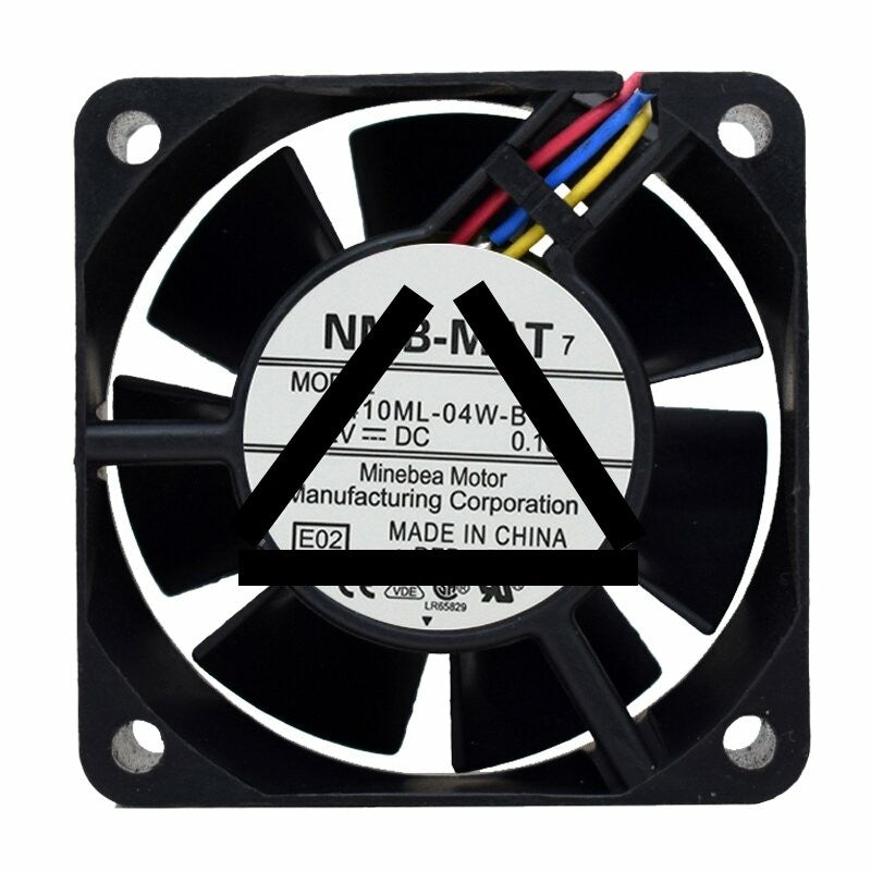 NMB-MAT 2410ML-04W-B19 DC 12V 0.10A 6025 Axial Cooling Fan