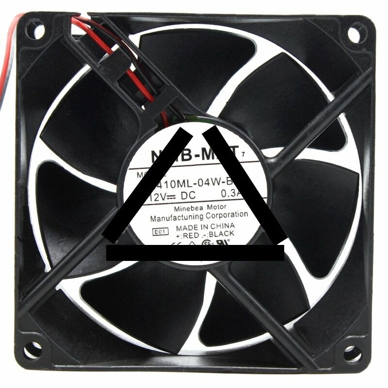 NMB-MAT 2410ML-04W-B30 DC 12V 0.3A 8025 Axial Cooling Fan
