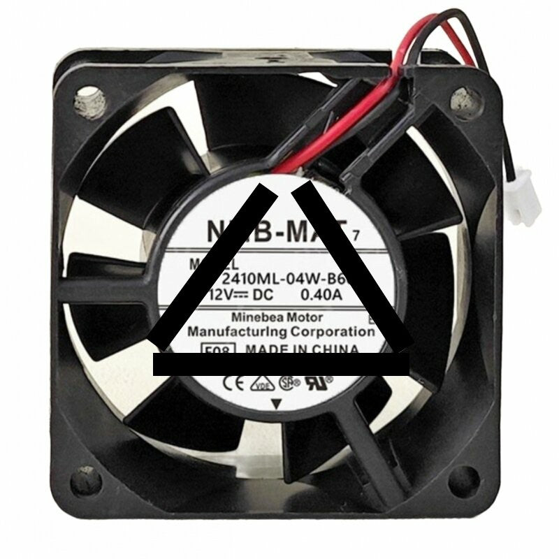 NMB-MAT 2410ML-04W-B60 DC 12V 0.40A 6025 Axial Cooling Fan