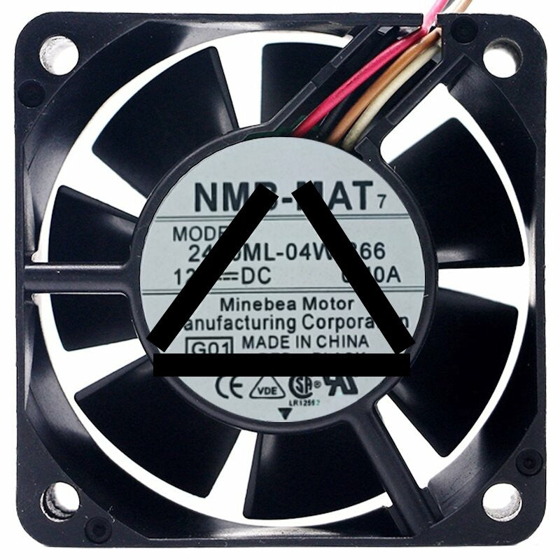 NMB-MAT 2410ML-04W-B66 DC 12V 0.40A 4 Wires 6025 PWM Axial Cooling Fan