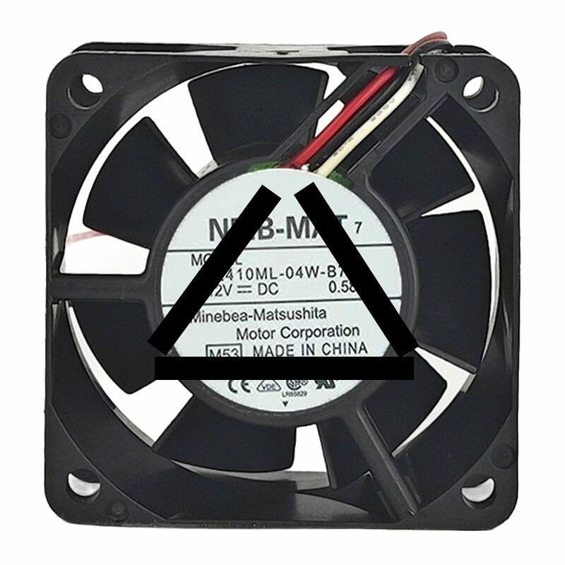 NMB-MAT 2410ML-04W-B70 DC 12V 0.58A 6025 Axial Cooling Fan