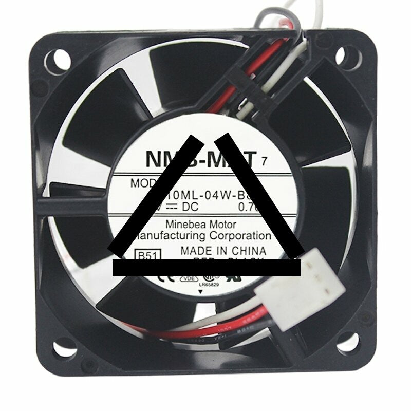 NMB-MAT 2410ML-04W-B89 DC 12V 0.70A 6025 Axial Cooling Fan
