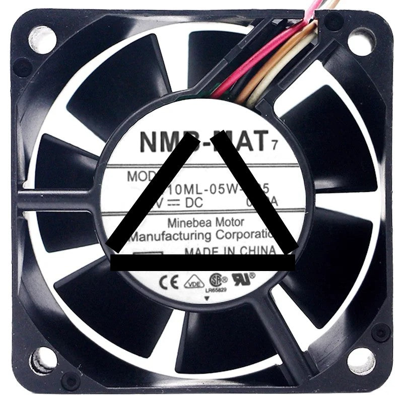 NMB-MAT 2410ML-05W-B25 DC 24V 0.09A 4 Wires Axial Cooling Fan