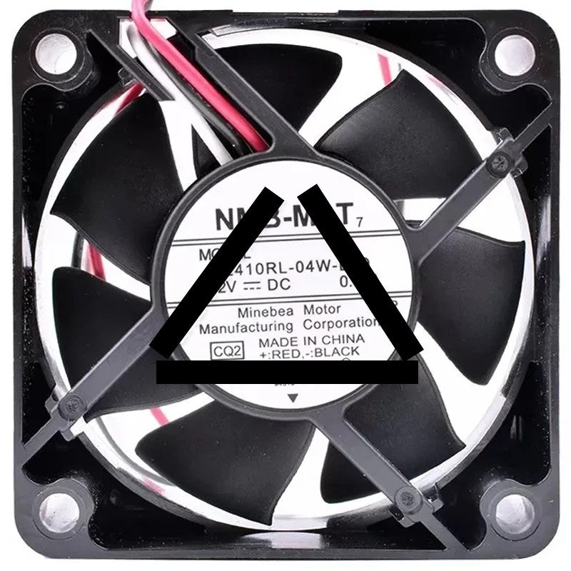 NMB-MAT 2410RL-04W-B29 DC 12V 0.10A 3 Wires Axial Cooling Fan
