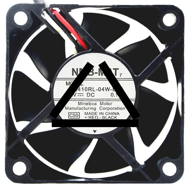 NMB-MAT 2410RL-04W-B39 DC 12V 0.13A 3 Wires Axial Cooling Fan