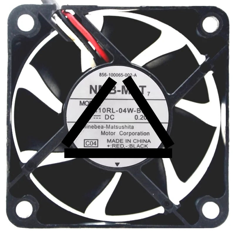 NMB-MAT 2410RL-04W-B59 DC 12V 0.20A 3 Wires Axial Cooling Fan