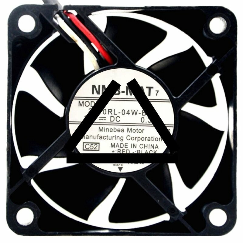 NMB-MAT 2410RL-04W-B79 DC 12V 0.35A 3 Wires 6025 Axial Cooling Fan
