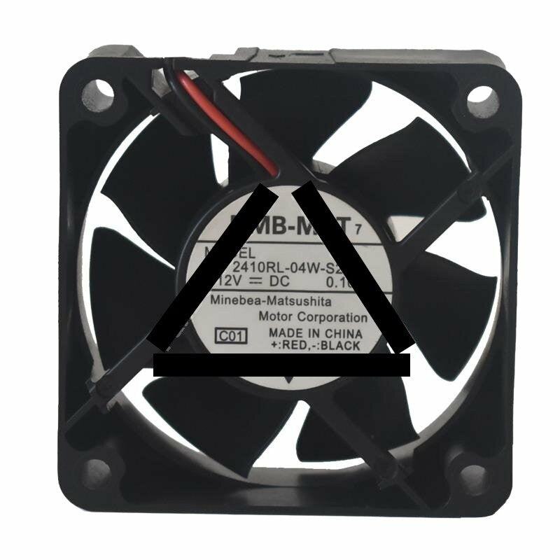 NMB-MAT 2410RL-04W-S20 DC 12V 0.10A 6025 Axial Cooling Fan