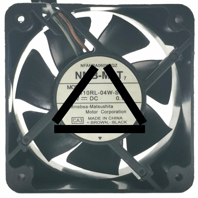 NMB-MAT 2410RL-04W-S29 DC 12V 0.10A 3 Wires Axial Cooling Fan