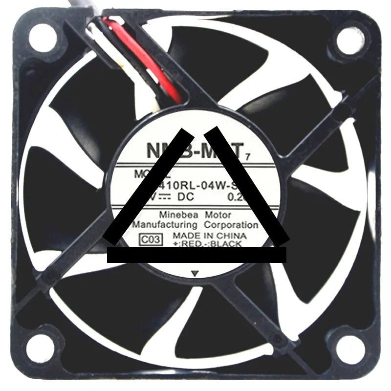 NMB-MAT 2410RL-04W-S59 DC 12V 0.20A 3 Wires Axial Cooling Fan