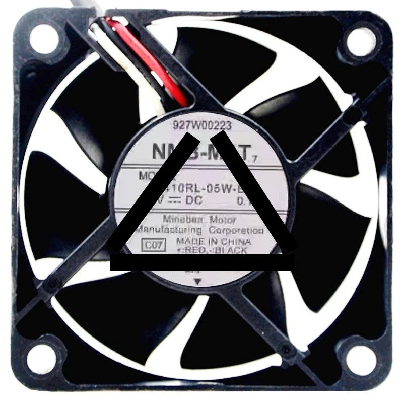 NMB-MAT 2410RL-05W-B49 DC 24V 0.10A 3 Wires Axial Cooling Fan