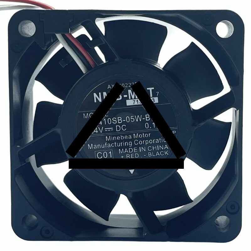 NMB-MAT 2410SB-05W-B49 DC 24V 0.13A 3 Wires Axial Cooling Fan